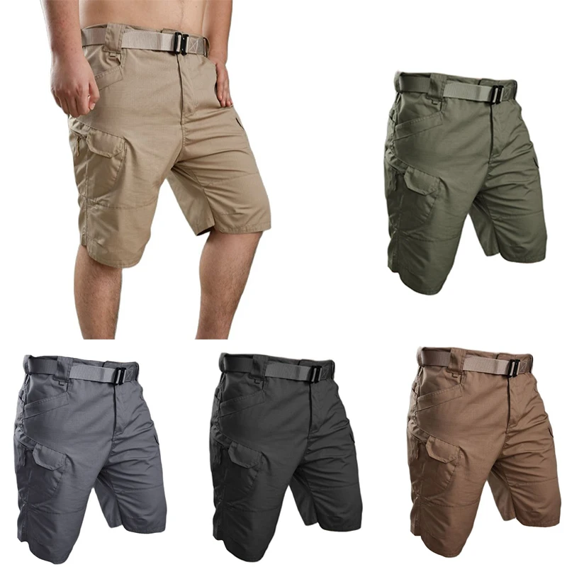 Military Cargo Shorts Men Summer Waterproof Wear-Resistant Army Short Pants Big Size 6XL Quick Dry Multi-pocket Tactical Shorts