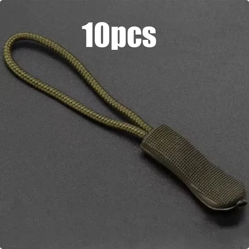 10 stücke Zipper Pull Puller Ende Fit Seil Tag Ersatz Clip Gebrochene Schnalle Fixer Zip Cord Tasche Koffer Zelt Rucksack reißverschluss Kopf