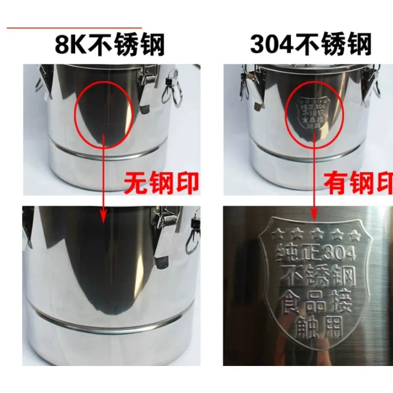 304 Stainless Steel Food Grade Fermentation Barrel One Way Exhaust Wine Grain Ferment Vessel
