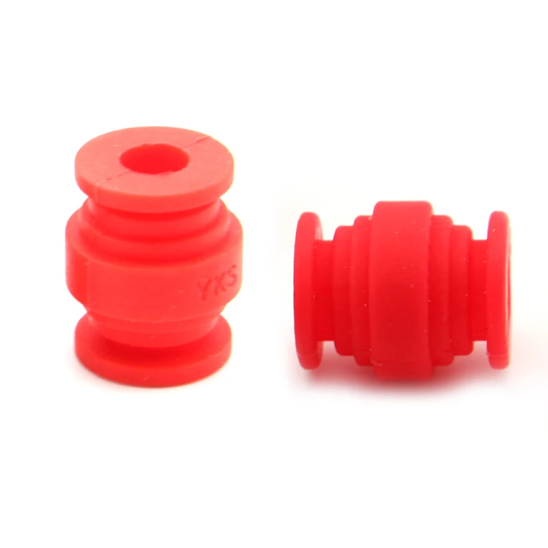 QUARKZMAN RC Boules en Caoutchouc Anti-Vibration pour Contrôleur de Vol F4 F7 Gimbal M4x12mm, Lot de 36, Accessoires de Drone Diy (Noir