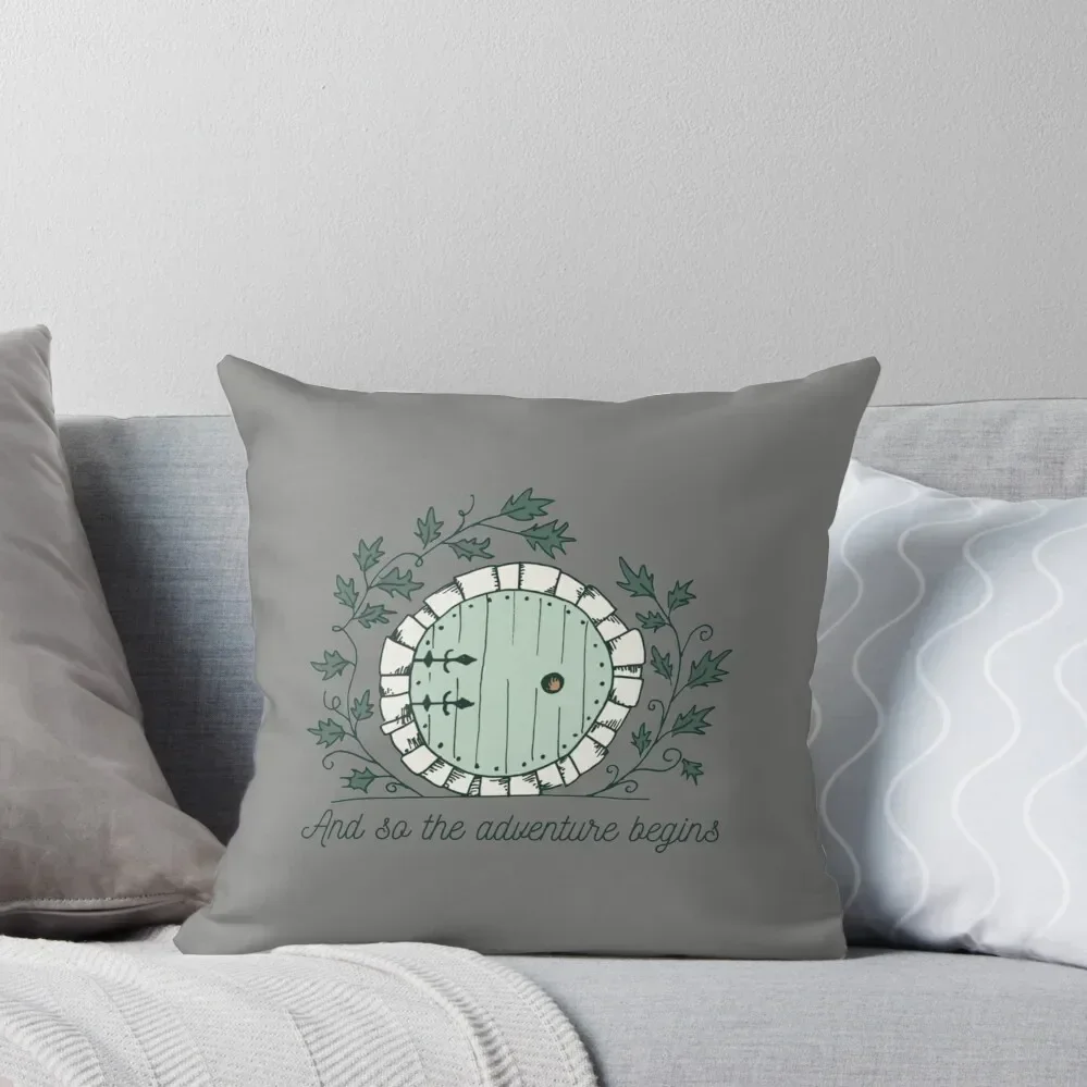 

Baggins Door with Twigs Shirts New design 2021 Throw Pillow Decorative Sofa Cushions Anime Cushions For Children pillow