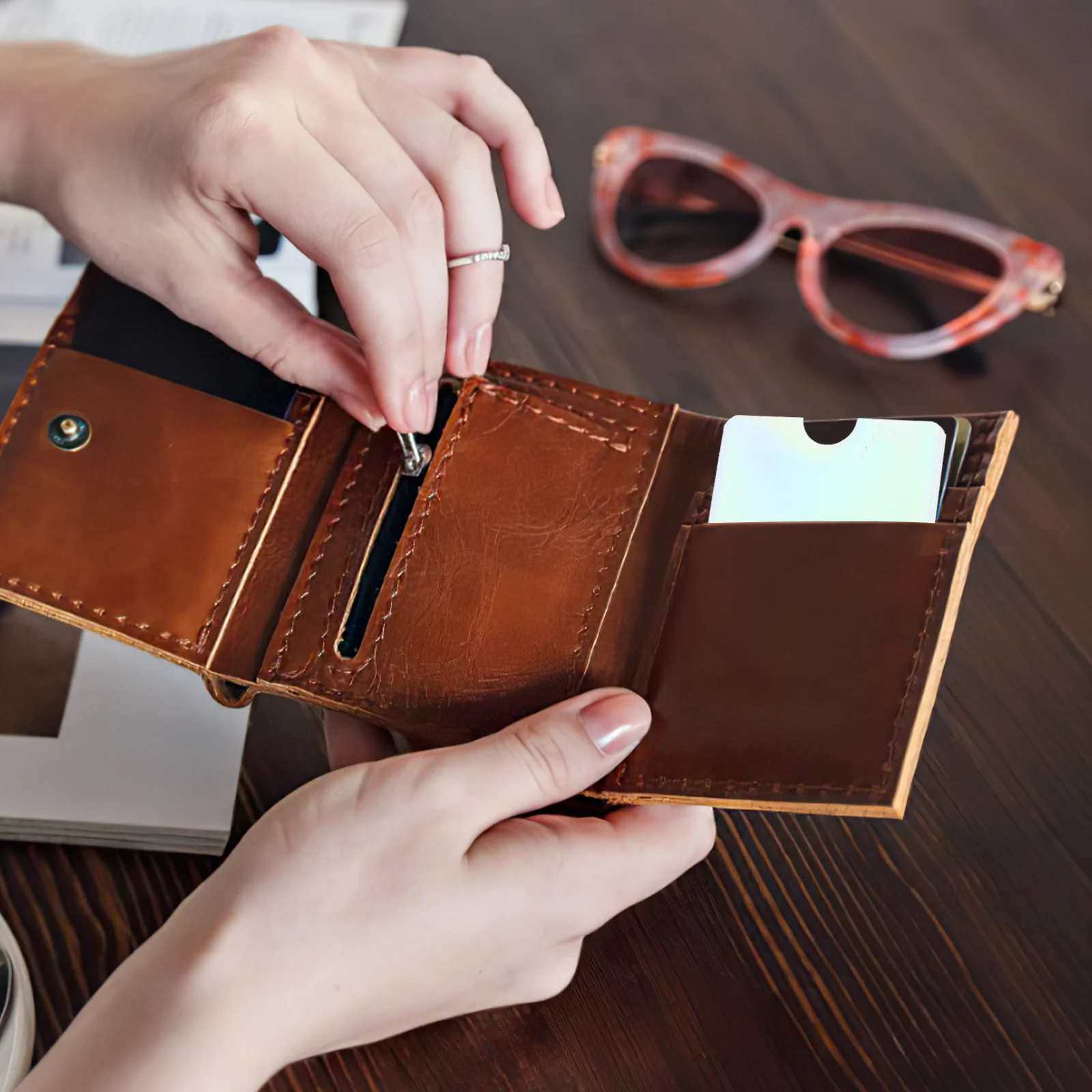 10 قطعة Rfid حجب بطاقات الهوية الأكمام الألومنيوم احباط المواد بطاقة الائتمان حماة للأعمال السفر التسوق بطاقات متعددة #2