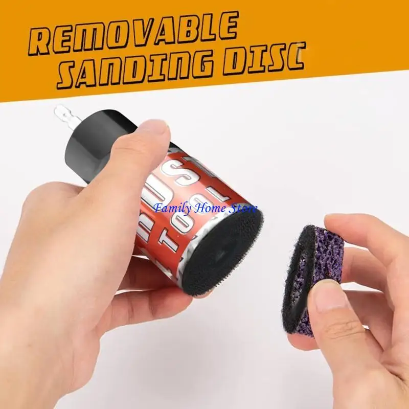 أداة إزالة الصدأ P0UF P0UF مع 2 أجهزة كمبيوتر تجريبية DISC1/2 "Quick Easy Strip & Clean