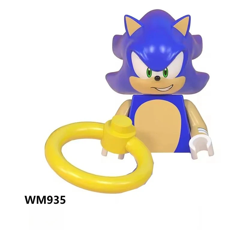New WM931-938 Buildable Block Toys Of Amy Rose And Shadow Cattoon Anime Characters！