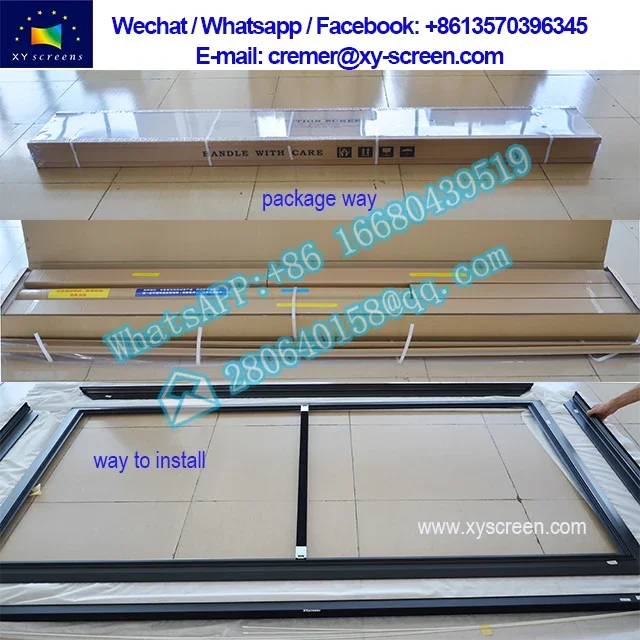 Layar Xy 100 Inci 16:9 92 Layar Proyeksi untuk Proyektor Fengmi 4K Lune 4KHF85 Ust