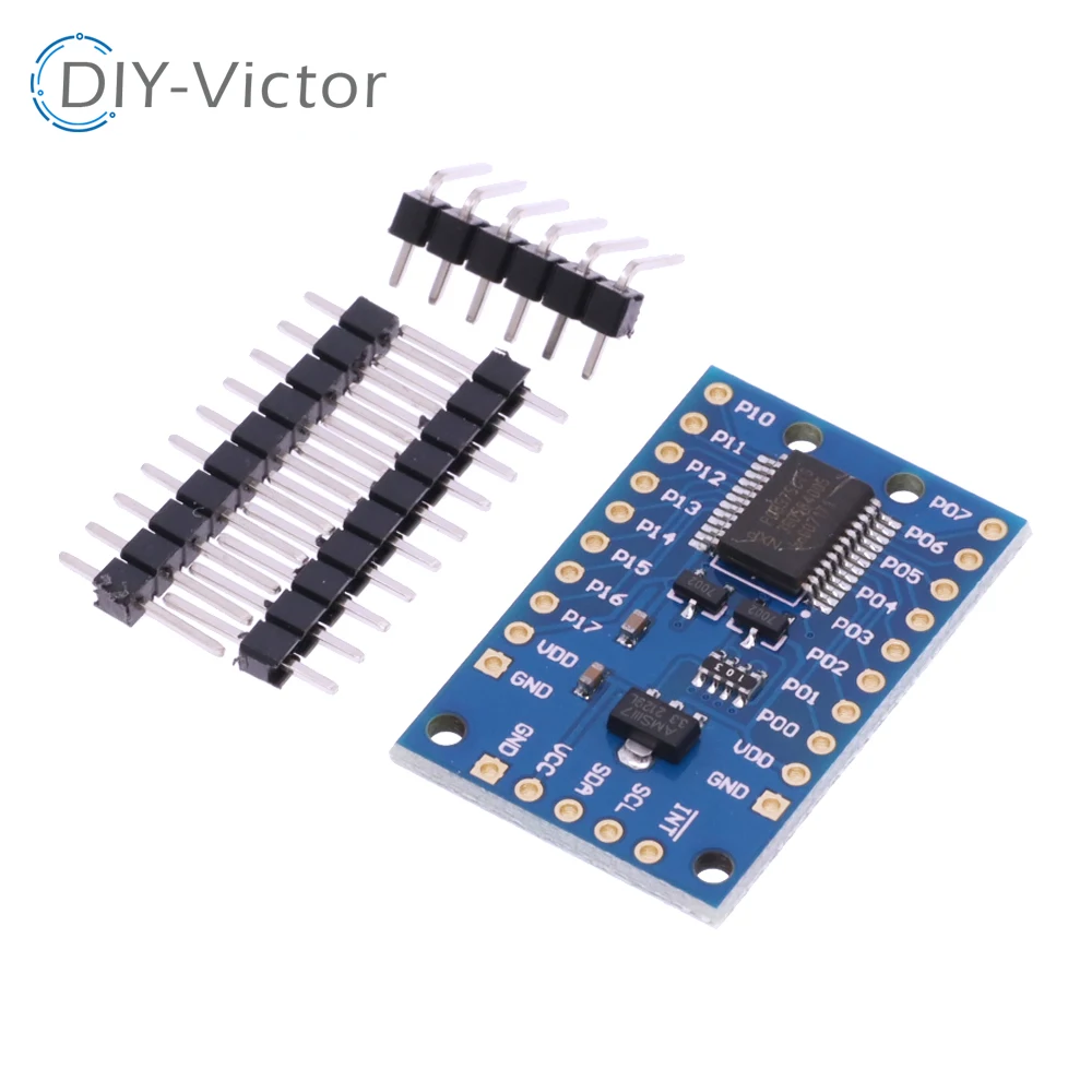 PCF8575 Module Expansion IO port Expander board DC 2.5-5.5V I2C communication control 16 IO ports For Arduino