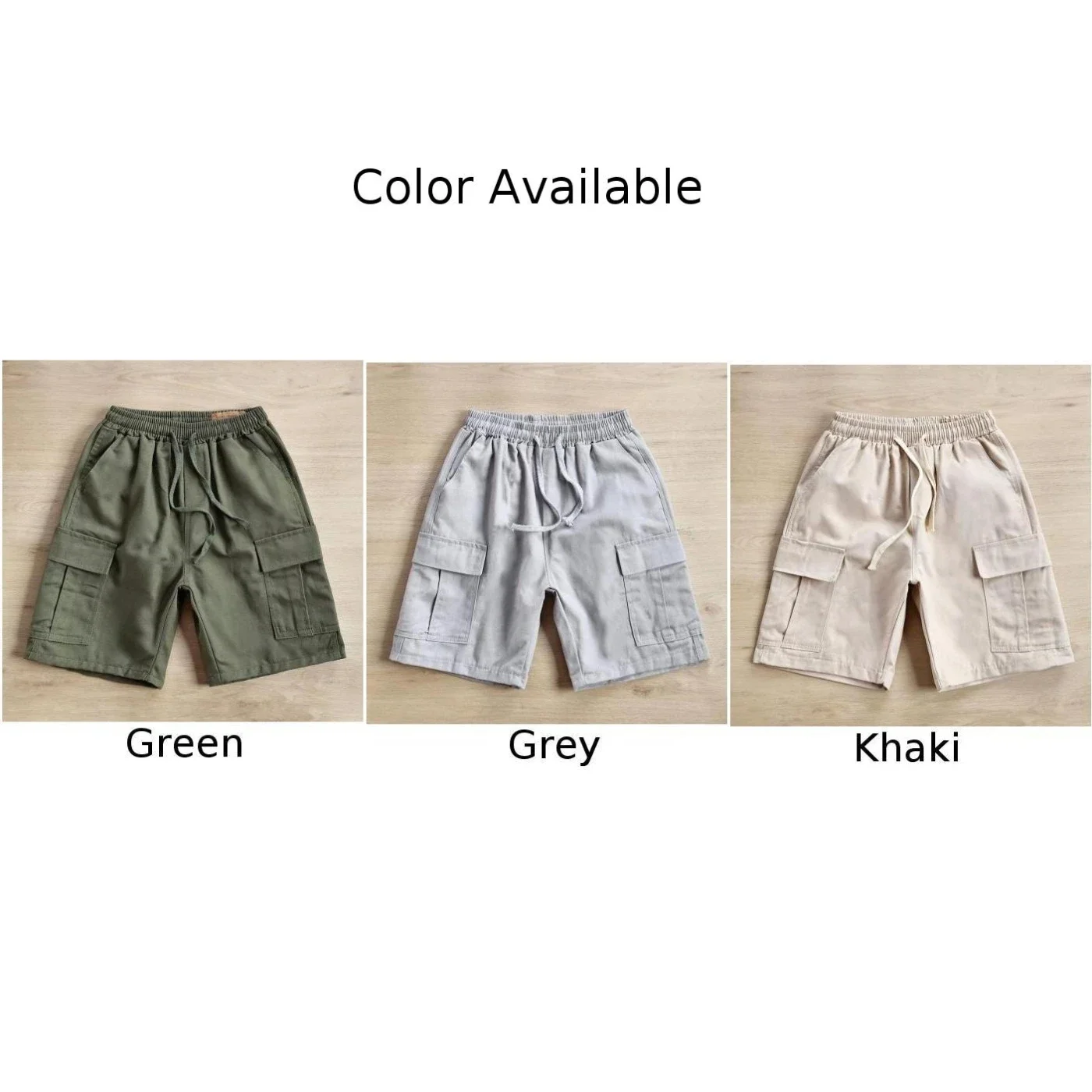 شورت كارجو رجالي فضفاض مناسب للصيف، سروال خمس نقاط مناسب للارتداء اليومي والأنشطة الخارجية #6