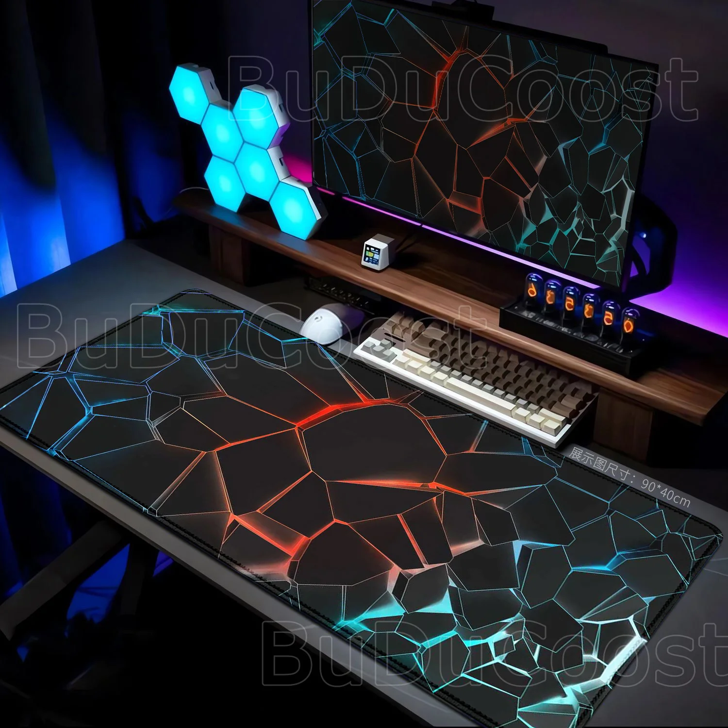 

New Line Geometry Mouse Pad Large Mousepad 40X90cm Gaming Mat PC Computer Keyboard XXL Desk Mat Offices Interior Accessories Rug