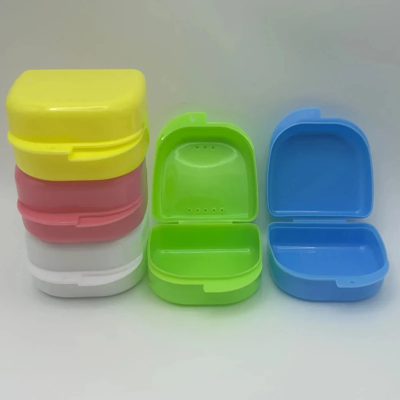 

40 шт., большой фиксатор для стоматологии, каппа, чехол для стоматологического лотка, ортодонтический чехол для хранения зубных протезов, коробка для фиксатора зубов с отверстиями