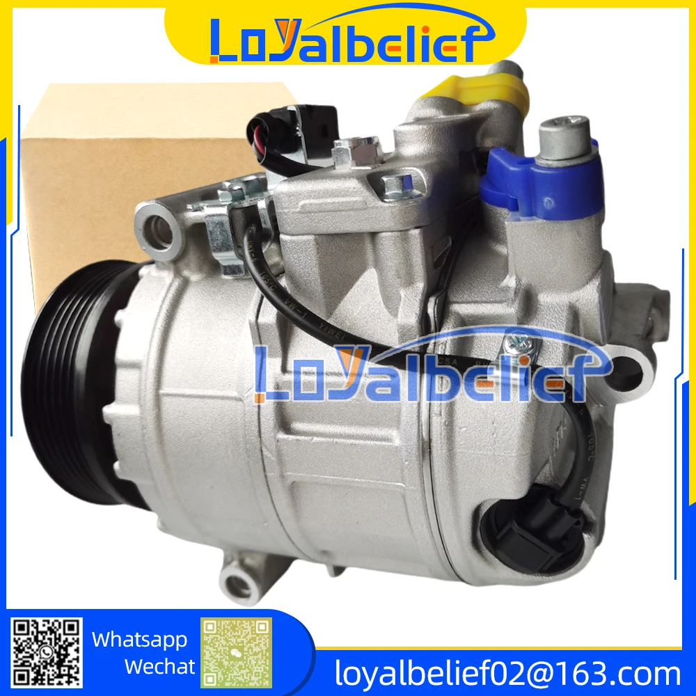 7SEU17C AC Compressor For Volkswagen Transporter T5 Multivan Amarok 7E0820803 7E0820803F 7E0820803H 7E0260803G 447150-2601