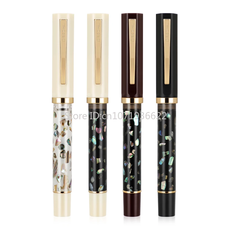 

JINHAO 58, перьевая ручка из смолы, роскошное перо F EF, чернильная ручка для письма, элегантные ручки с чернилами для каллиграфии, офисные школьные принадлежности, канцелярские принадлежности