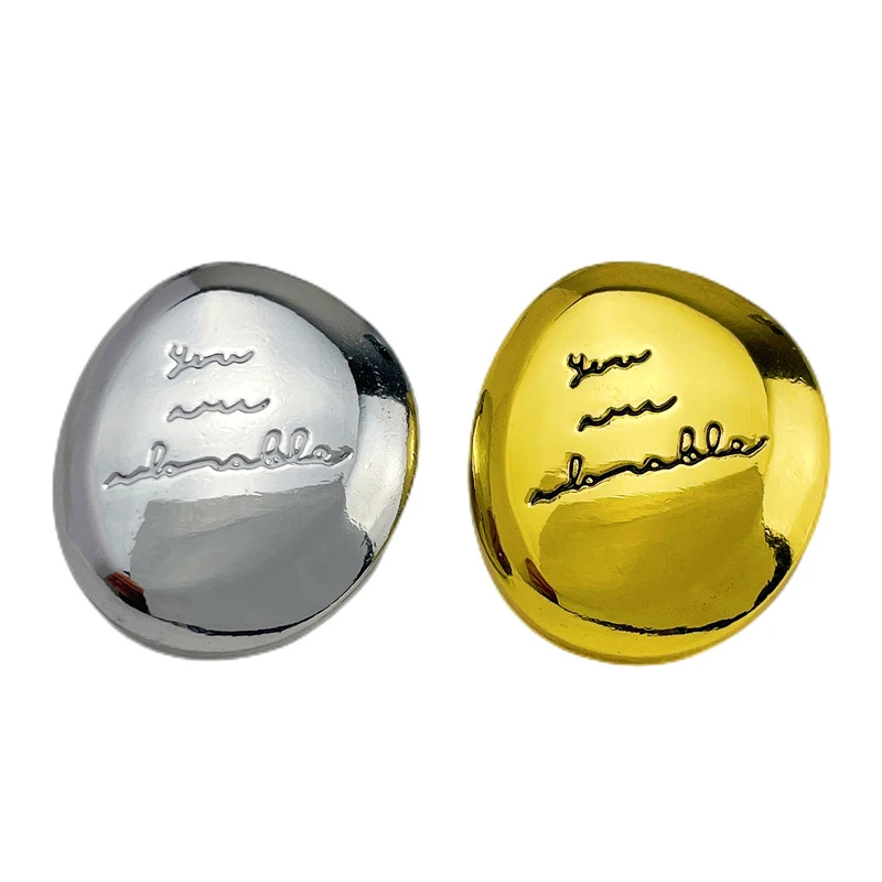 18/23MM Metal High Quality Fashion Buttons Of Clothing Wholesale 6Pcs Gold Silver Color Decor Shank Button Sewing Accessories