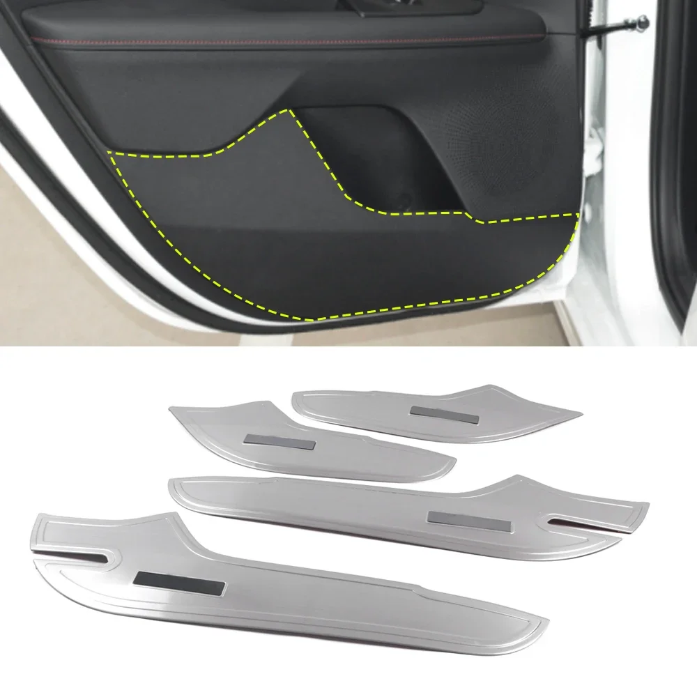 

For KIA K3 Forte Cerato BD 2019-2023 Car Accessory Stainless Door Anti-kick Pad Cover Trim Frame Interior Decoration Molding