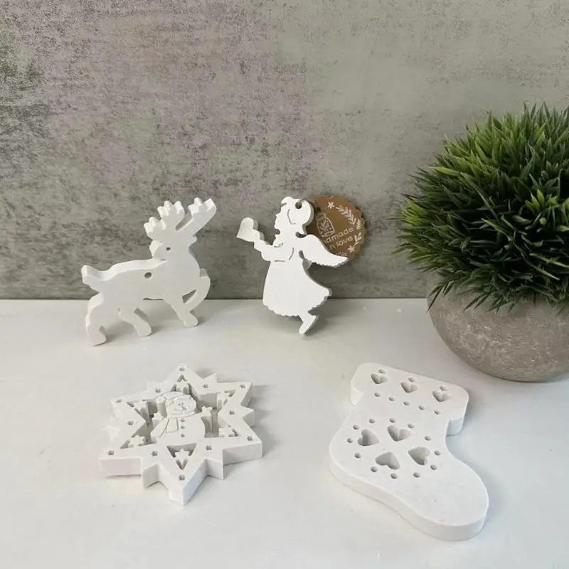 

K43F Distinctive Christmas Decoration Molds Elegant Hanging Ornament and Pendant Mold