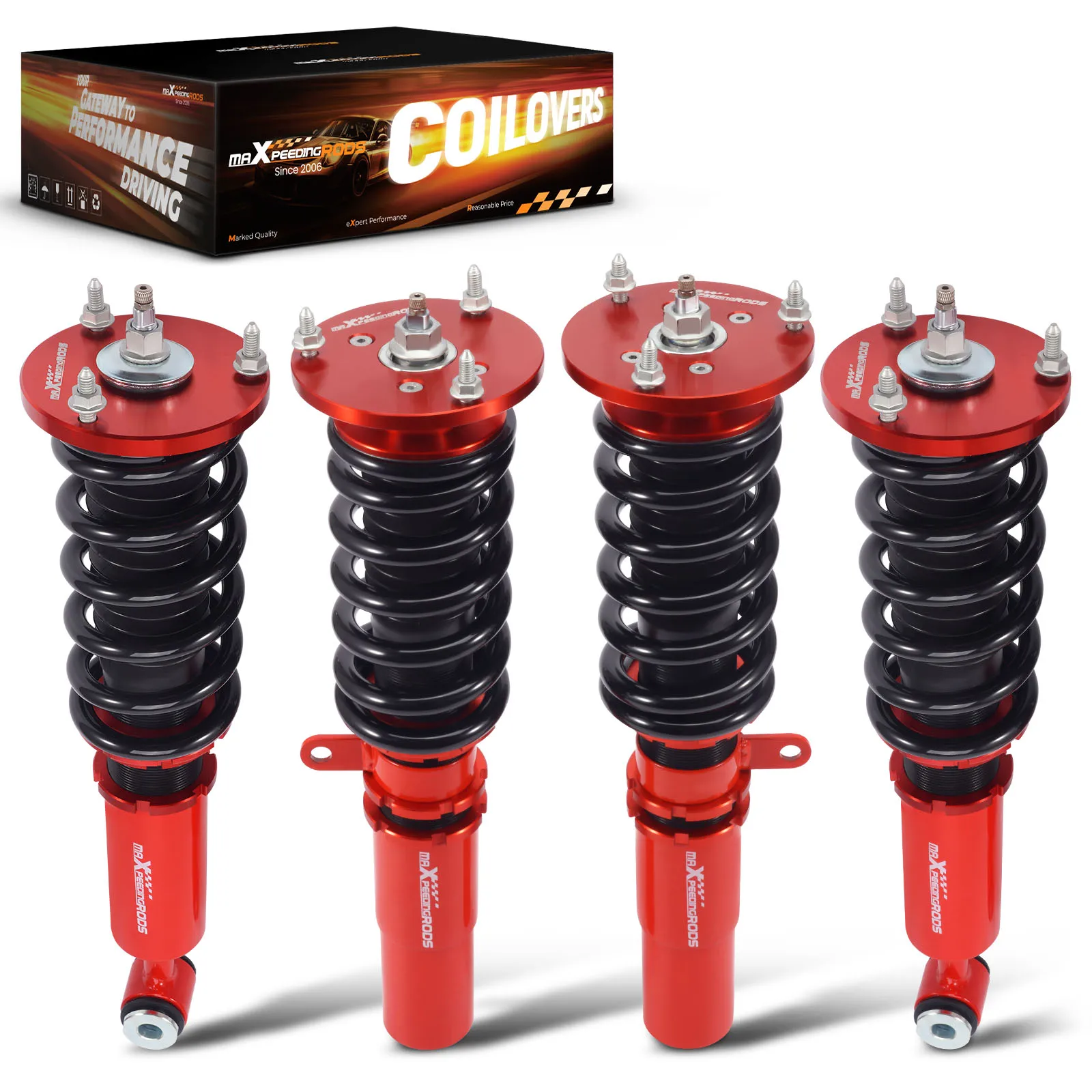 Kit di abbassamento coilovers serranda a 24 vie per BMW serie 5 (E60) 2004-2010 Berlina AWD
