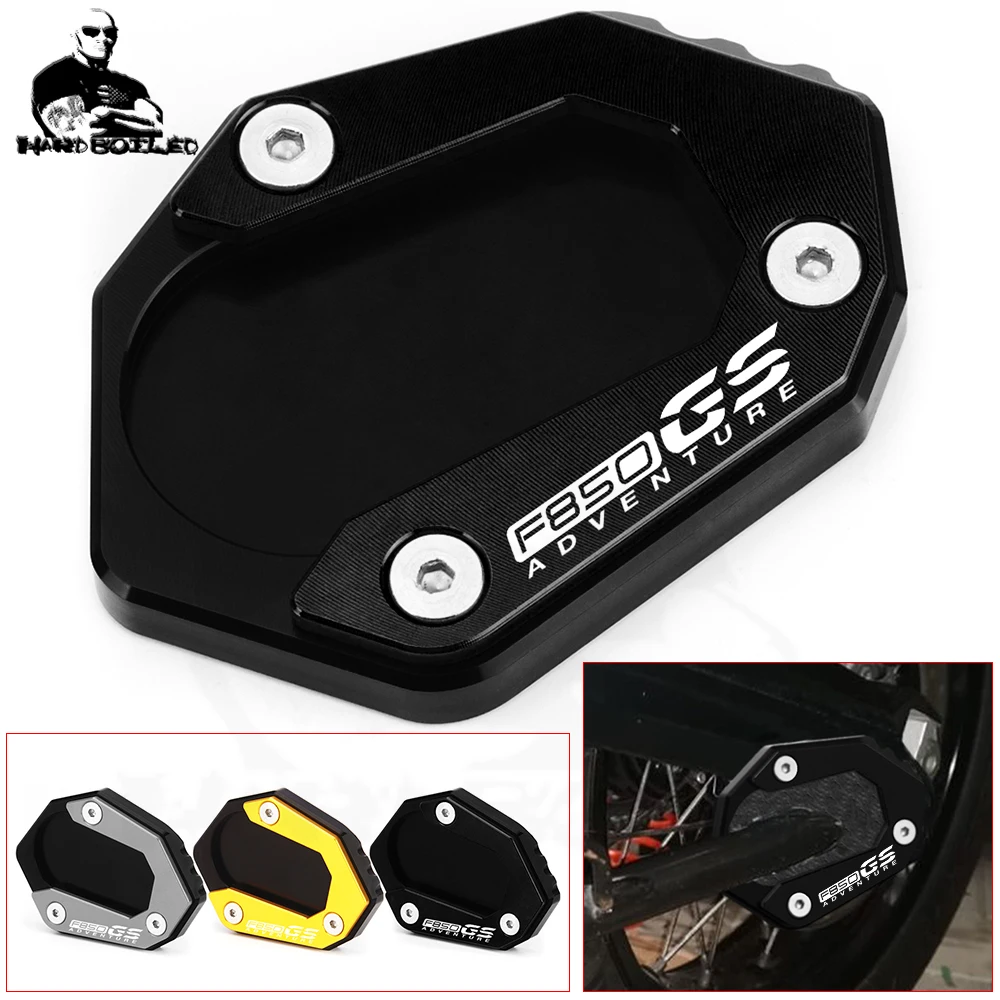 

f 850 gs motorcycle cnc aluminum sidestand kickstand side stand enlarger for bmw f850gs adventure 2019 2020 2021 2022 2023 2024