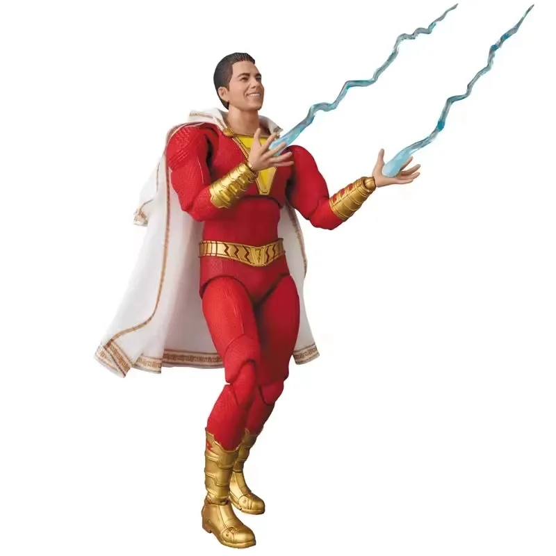 In Stock Original Genuine Medicom Toy MAFEX Shazam 16cm Action Character Animation Character Model Toy Collection Doll Gift