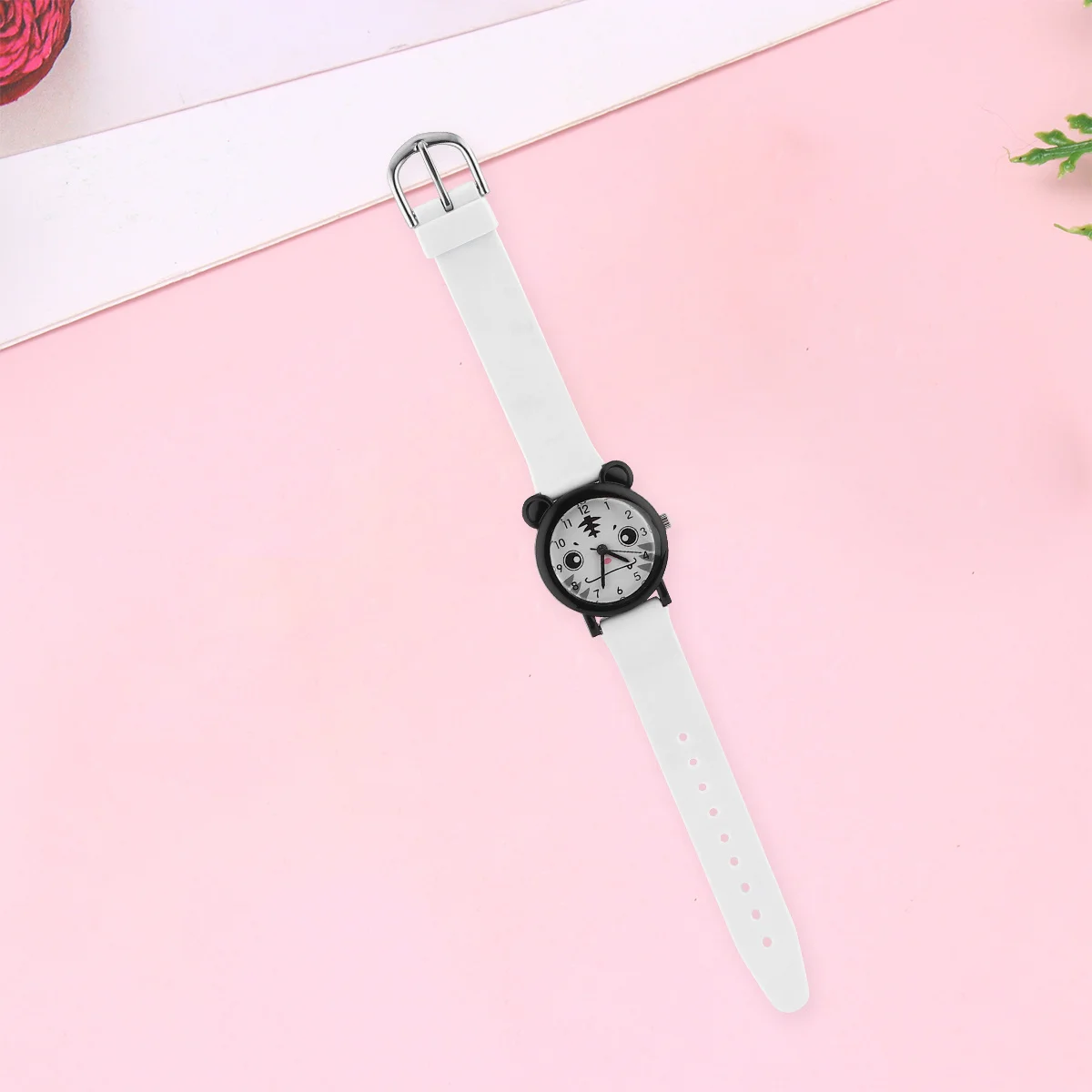 Waterproof Watches Cartoon Quartz Wristwatch Pattern Lively Animal Design Safe PVC Material Accurate