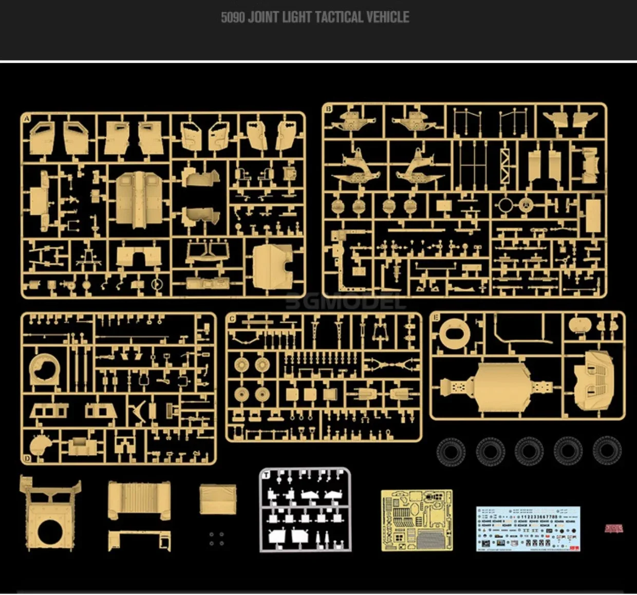 Ryefield model  1/35 assembled chariot scale model kit RM-5090 JLTV Joint Light Tactical Vehicle