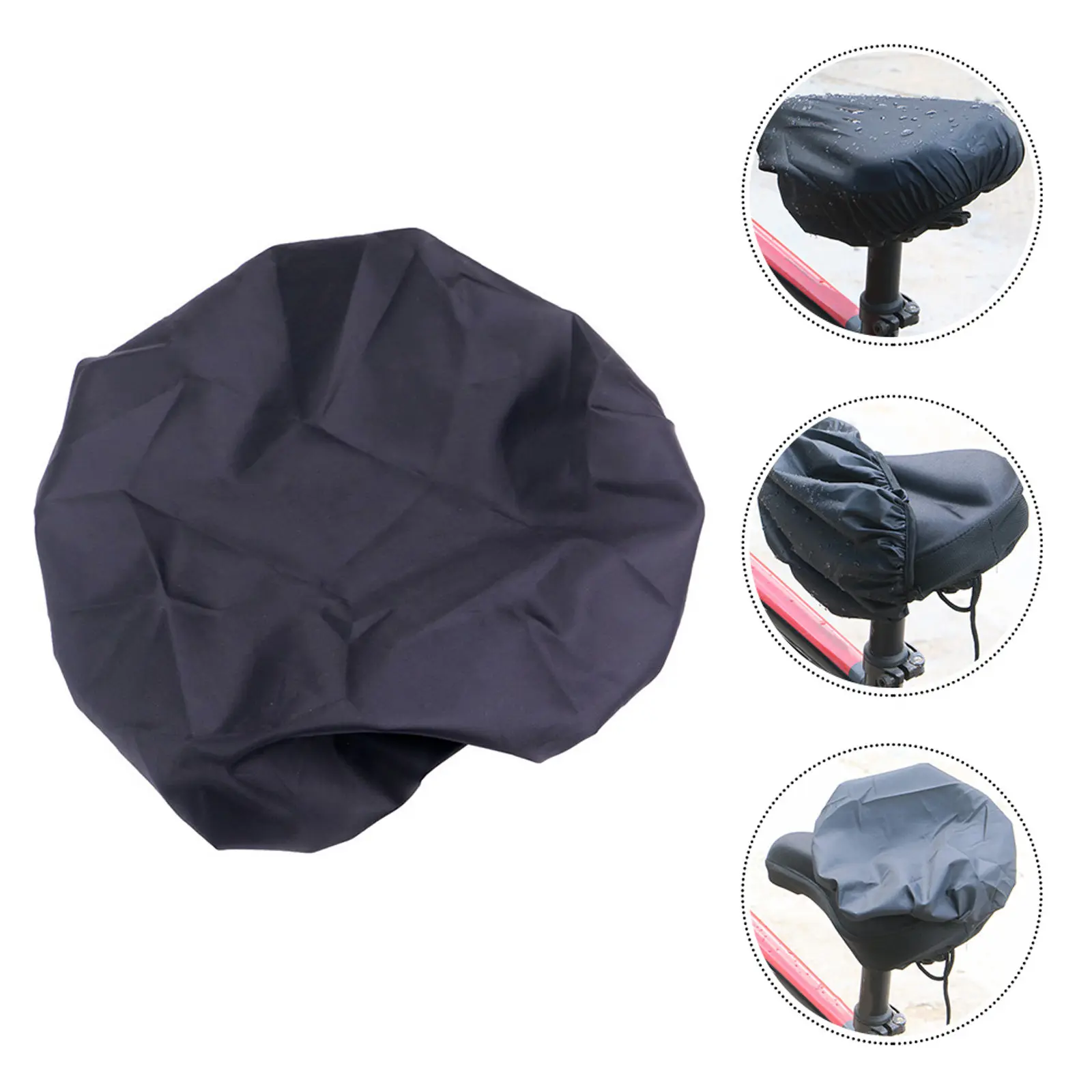 5Pcs Waterproof Bike Seat Rain Cover for Outdoor Cycling – Sun, Snow & Wind Resistant, Lightweight & Secure Fit