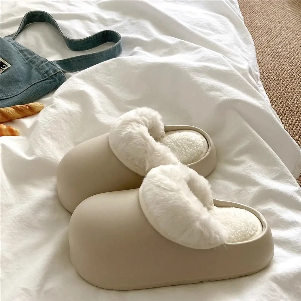 شباشب جديدة للخريف والشتاء عالية القيمة قابلة للفصل مع نعال قطنية سميكة للخريف والشتاء للنساء في المنزل