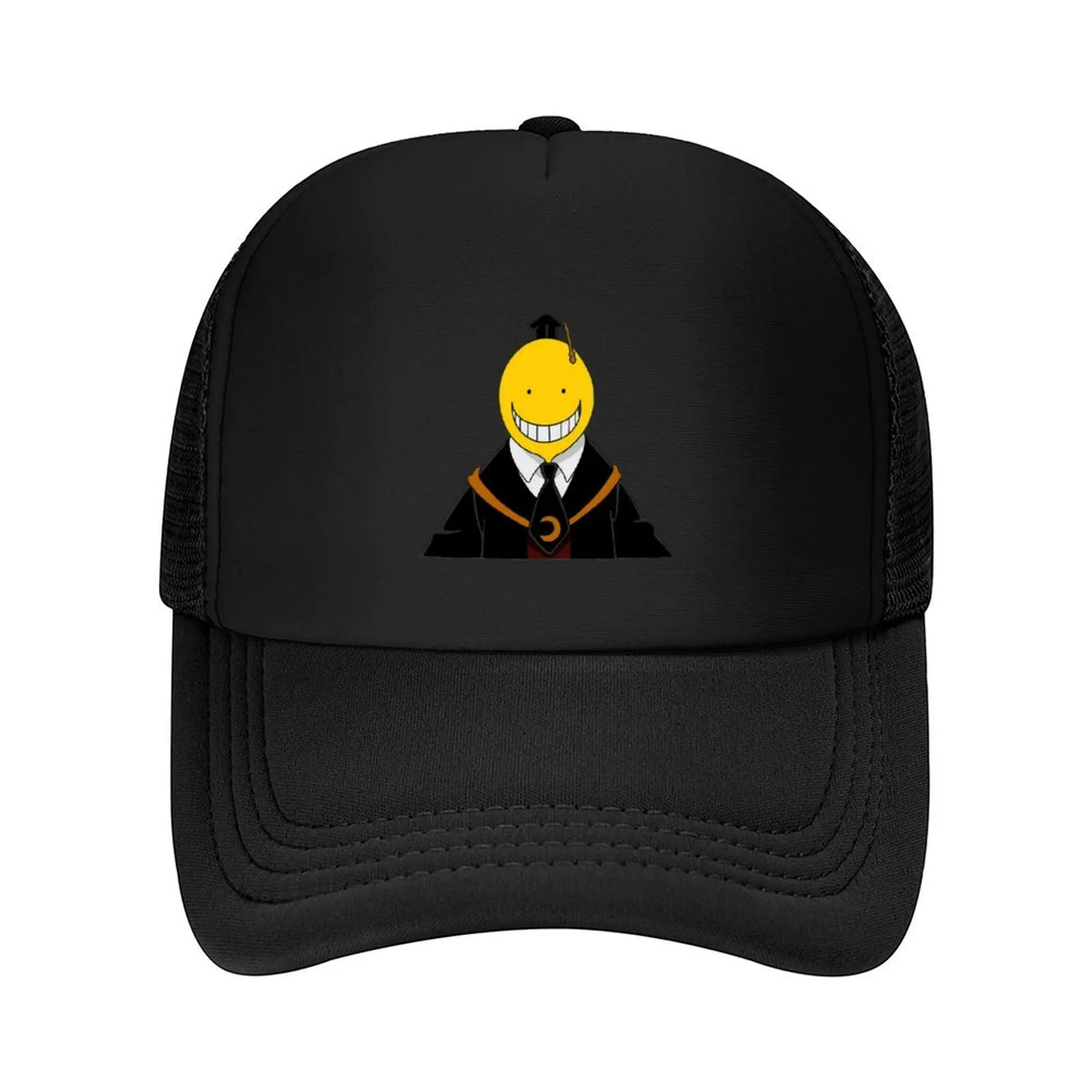 

Koro Sensei White face Baseball Cap Beach Outing tea Hat foam party Hat Military Cap Man For Men Women's