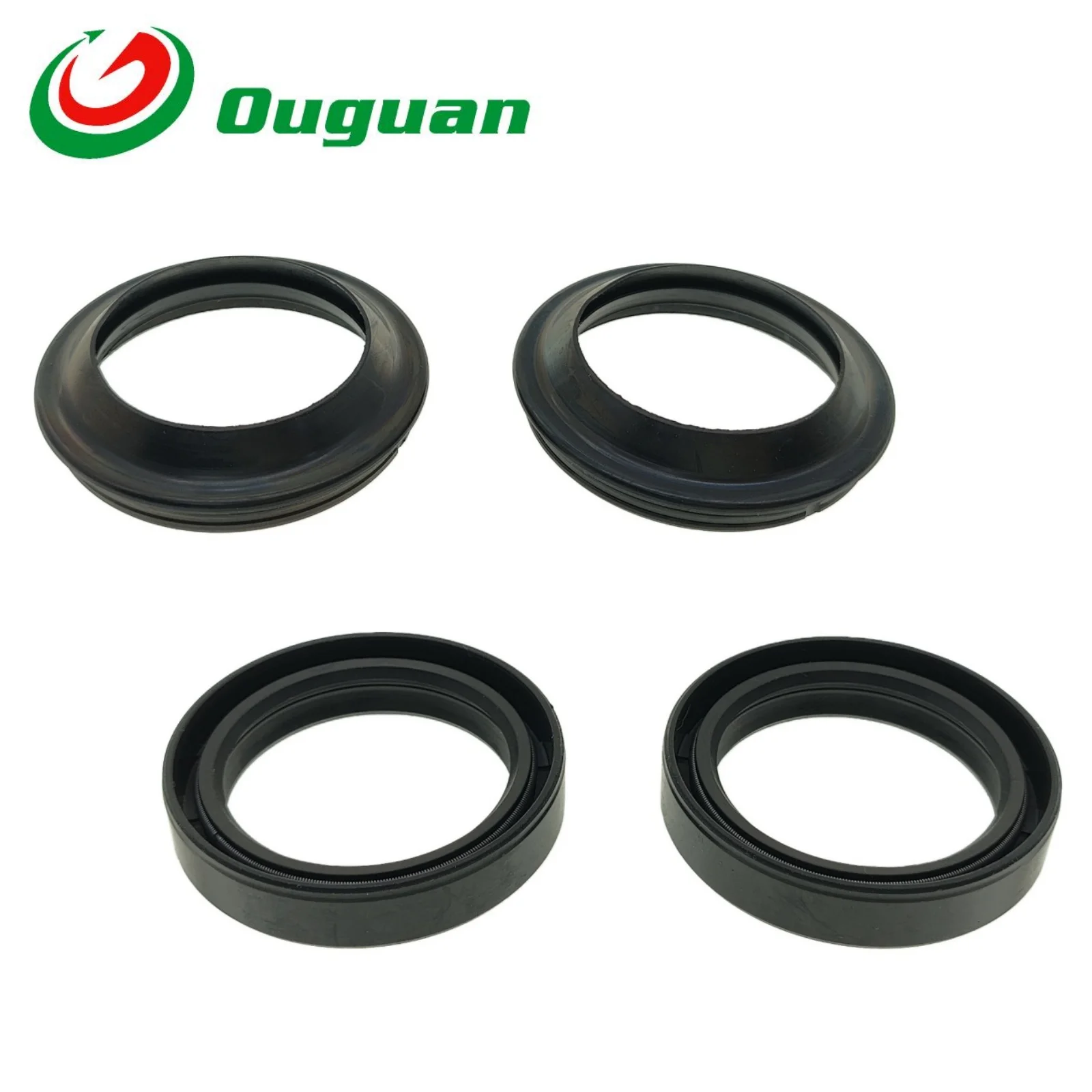 ouguan 41x54x11 para Honda CB1100 CB 400 500 600 650 750 F CBR 400 500 600 1000 Cubierta Antipolvo y Retén de Aceite para Horquilla Delantera 41 54 11