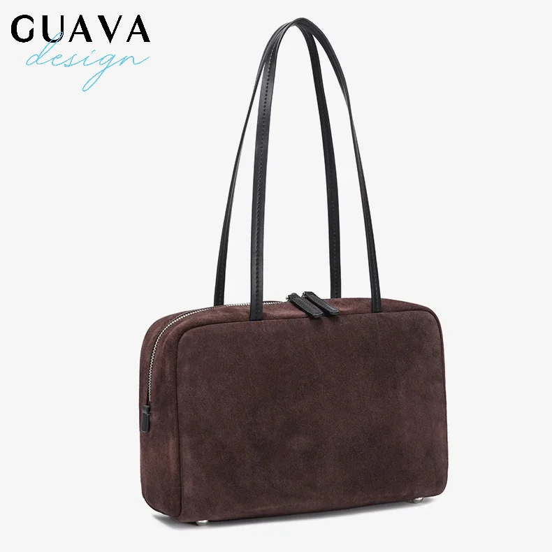 

Новая зимняя женская замшевая сумка Boston из натуральной кожи, сумка через плечо для боулинга, женская роскошная квадратная сумка через плечо