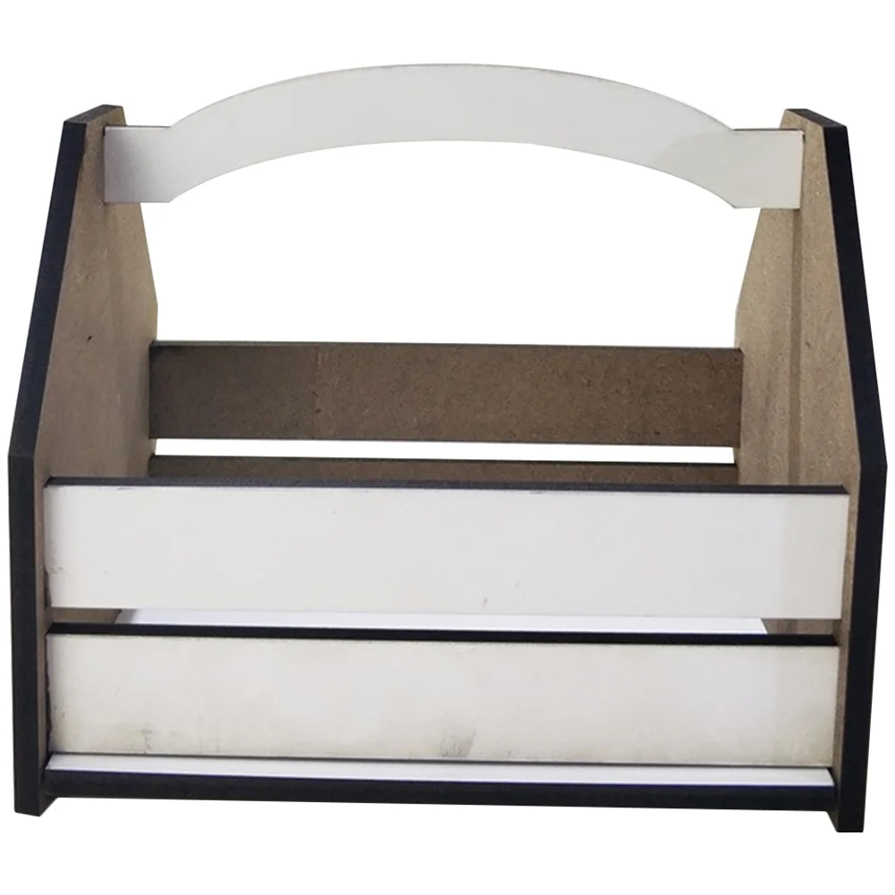 

Lightweight Sublimation Blank Beer Basket Portable Storage Organizer Rustic Design Smooth Surface for Picnic Bbq