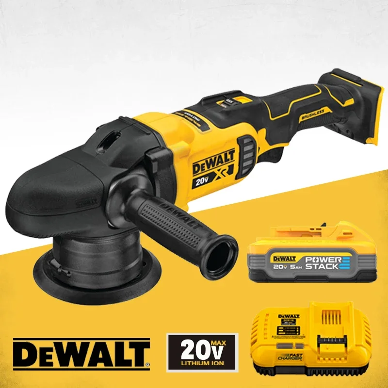 

DEWALT DCM848N Brushless Cordless Polishing Machine With 20V Lithium Battery 125MM Random Orbit Polisher DCB118 DCB1104 DCM848