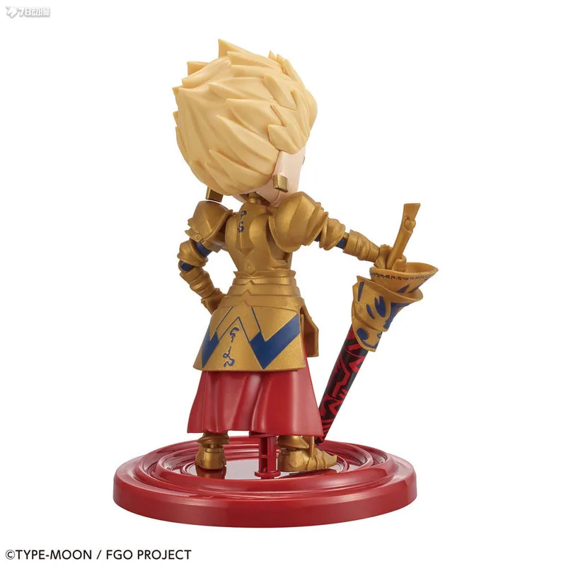 Bandai KIT MODELLO Originale PETITRITS Fate/Grand Order ARCHER Gilgamesh Anime Figura Modello di Montaggio Giocattoli Modello Regali per I Ragazzi