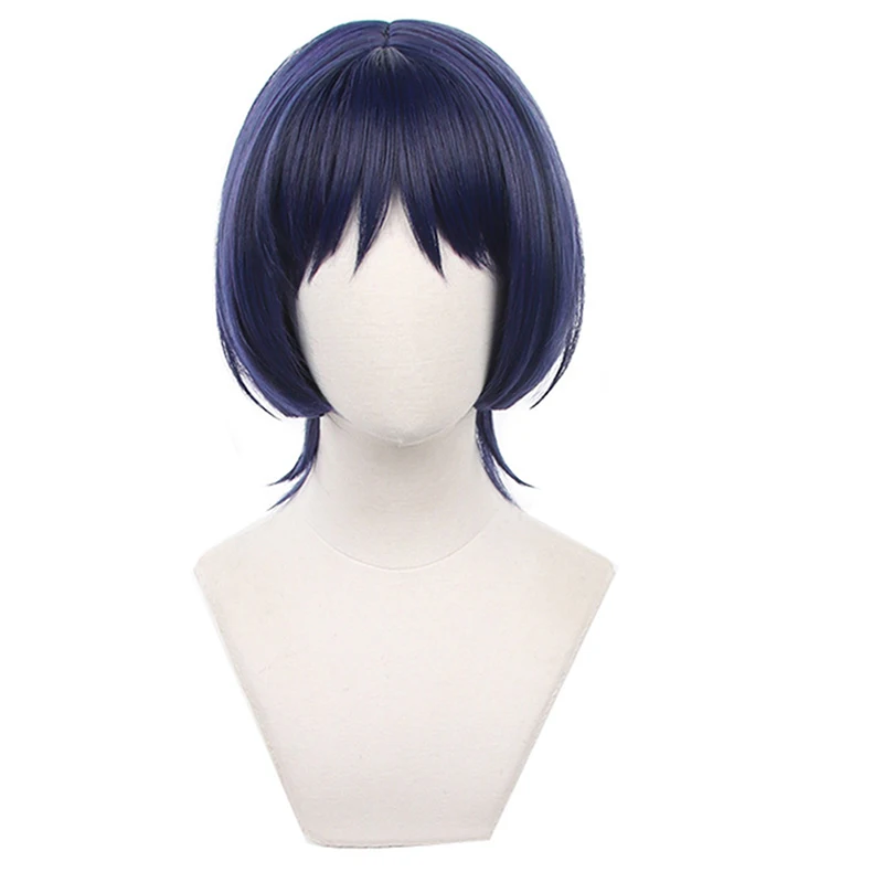 Genshin Impact Scaramouche Cosplay Wig Pre Styled Wigs Heat Resistant Synthetic Halloween for Anime Game Wanderer Cosplay Wigs