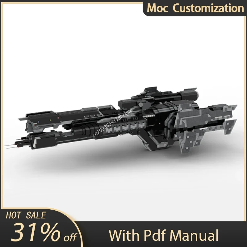 

7358pcs MOC Spacecraft HALO UNSC Paris Class Heavy FRIGATE -BIG Battle Model Building Blocks Assembly Bricks Toys Kids DIY Gifts
