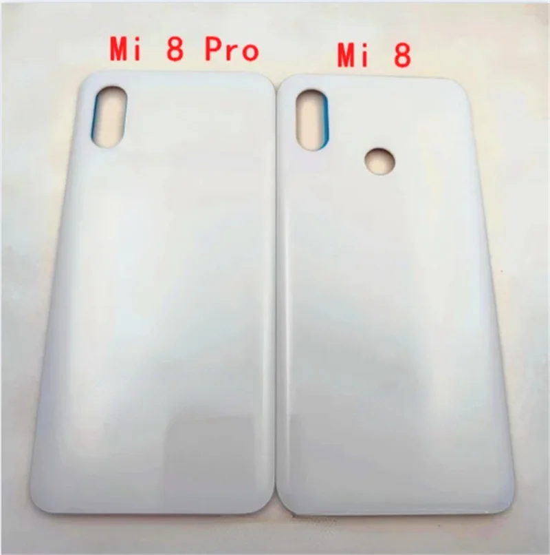 For Xiaomi Mi 8 Glass Back Battery Cover Door Panel Housing Case Replacement Parts For Xiaomi Mi 8 Pro Battery cover