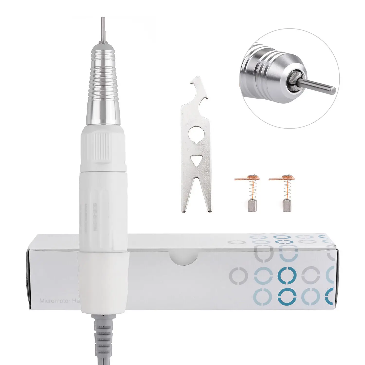 Micro Motor elétrico Handpiece, punho da broca do prego, ferramenta do manicure e do pedicure, 210 forte, SDE-SH20N, 30000RPM