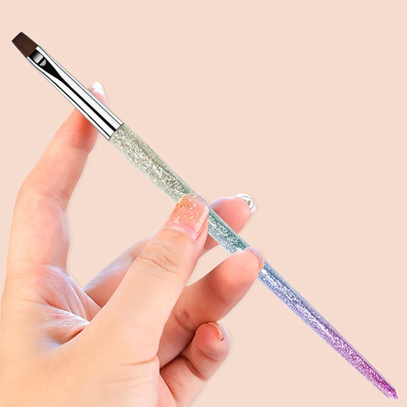 Nail Brush DIY Nail Art Painting Pen Transparent Sweeping Brushes Drawing Manicure Nail Tool Accessories