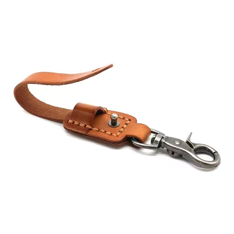 Handmade leather goods, men\'s waist hanging keychain knife molds, customized various leather knife molds