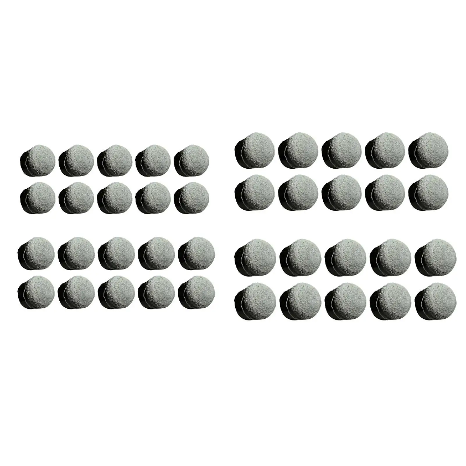 

10x Pool Stick Tips Snooker Cue Tips Parts Supplies Repair Tools Billiard Tips Replacement for Games Sports Beginners Repairing