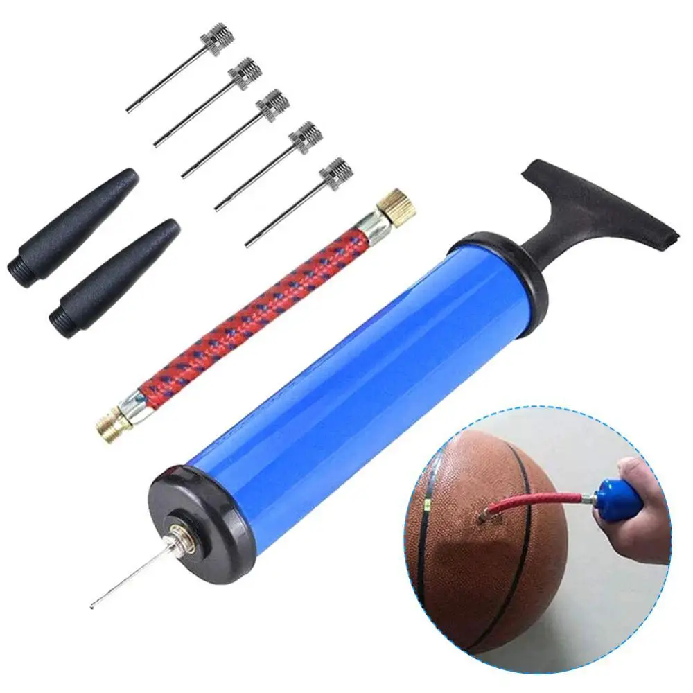 Bicycle Pump Balloon Football Basketball Inflatable Manual Air Pump Inflator Tools Life Buoys Yoga Balls Pump Biycle Accessories