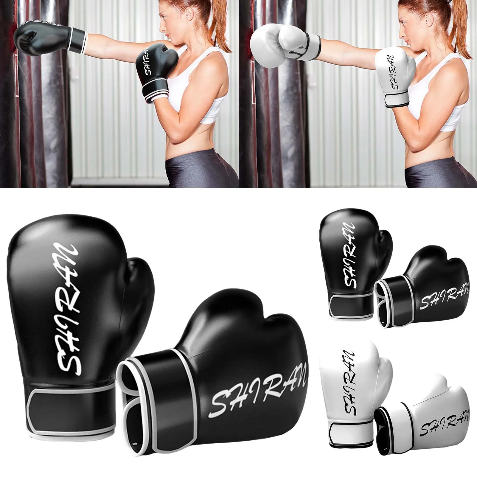 Boxing Training Gloves Full  with Superior Wrist Support Suitable for Karate Sparring Set