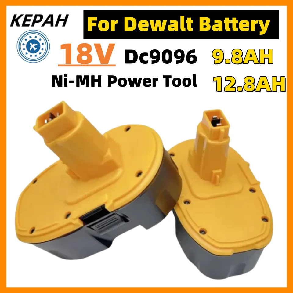 

18V 12800mAh Ni-MH Power Tool For Dewalt DC9096 DE9039 DE9095 DW9098 DE9503 DW9096 Replacement Battery