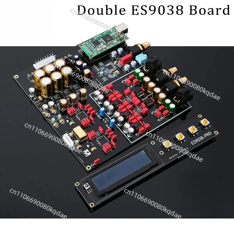 Dual‑Chip DAC Decoder Board, ES9028 ES9038 ES9038PRO, Full‑Balanced DSD PCM, USB LDAC 5.1 Hi‑Fi Audio Hardware