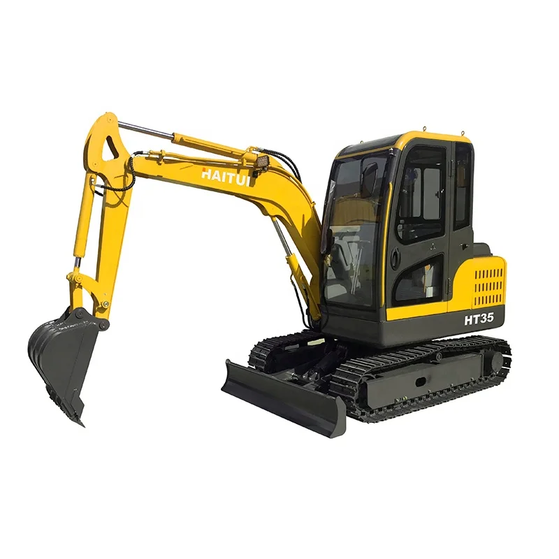 New Air Conditioning Cabin excavator3.5ton 3.6ton Hightop HT35 Operating Weight 3500kg Hot Sale In Europe Markets