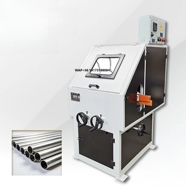 JUHUA Automatic Engine-Powered 4kw Polishing Buffing Grinding Machine for Pipe Tube Bar Metal Surface Belt Sander Long Service