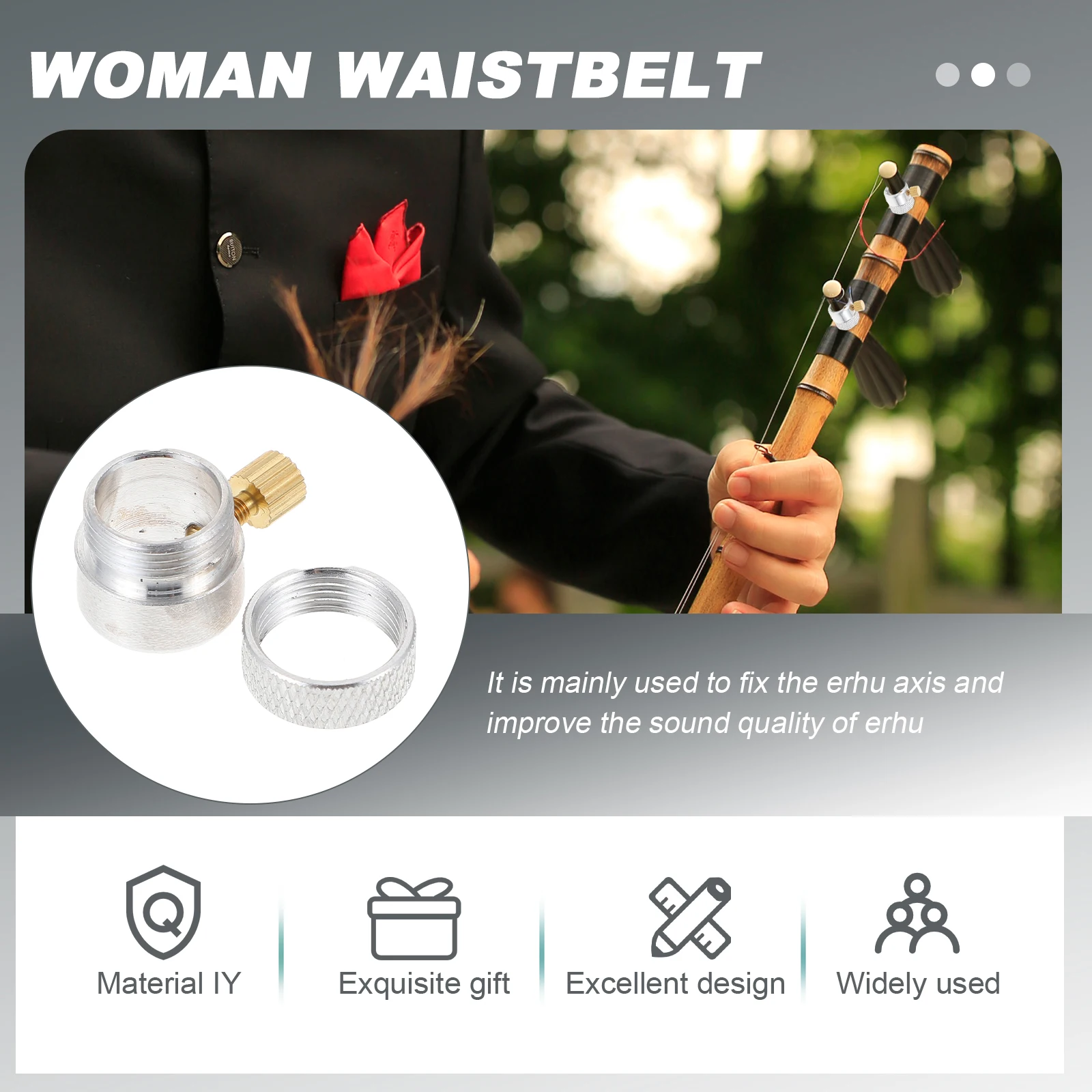 

Piano Shaft Anti-slip Lock Plate Musical Instrument Parts Erhu Replacements Accessories Tool Fixed