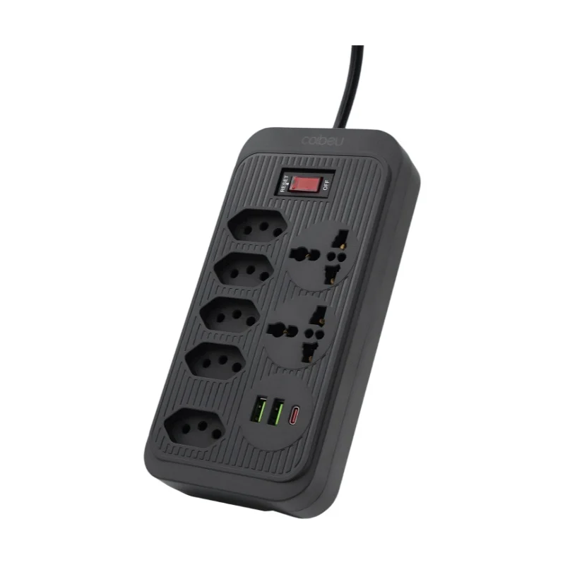 extensão tomada,filtro de linha,extensão elétrica,tomada usb,plug,regua tomadas de energia,filtro de linha brasil,100-220V，10A
