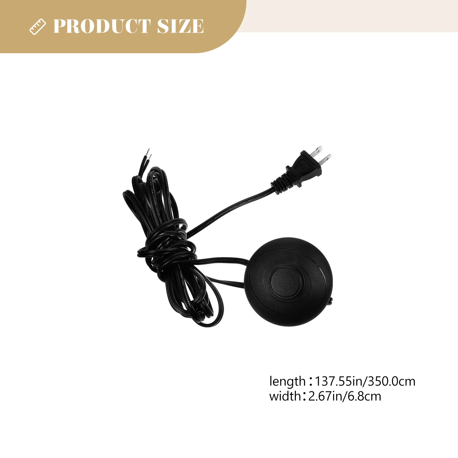 مفتاح سفلي مصباح أرضي سلك تحكم قابل للتعديل لإضاءة سلك المصباح مع تمديد المكونات للمصابيح الداخلية