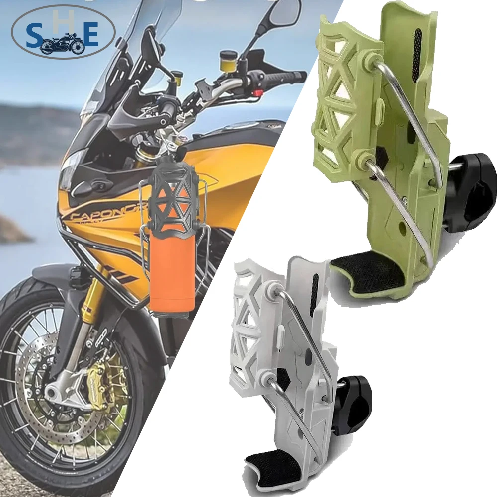 

High Quality For HONDA NT1100 NT 1100 2024 2025 CNC Motorcycle Accessories Universal Beverage Water Bottle Holder Cage Mount