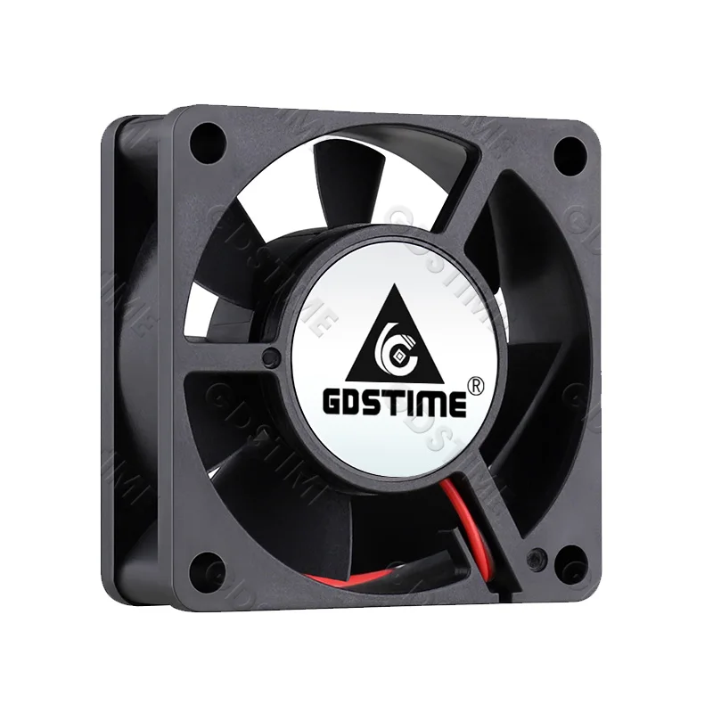 Gdstime 60MM DC 24V 12V 6020 Cooling Fan 60x20MM Axial PC Case Fan 2PIN CPU Cooler For 3D Printer Part&Computer Server Cooling