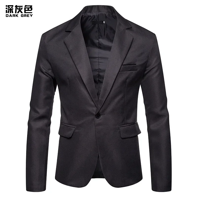 

XX167Men's suit business casual single piece jacket Korean style slim fit foreign trade cross-border Amazon